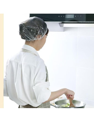 200 Gorras de Ducha Desechables MISSJOJIAY Impermeables 46 cm