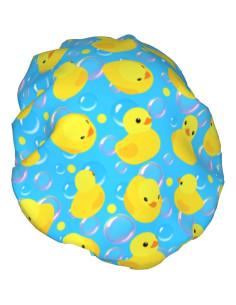 Gorro de Ducha JUKE Doble Capa Impermeable Amarillo 2