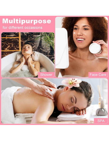 Gorro de Ducha Impermeable Abeillo Doble Capa Terry Blanco