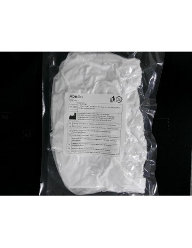 Gorro de Ducha Impermeable Abeillo Doble Capa Terry Blanco