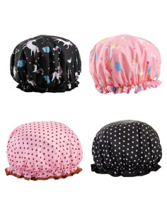 Gorro de Ducha Reutilizable Vreysilkus 4 Piezas Lunares