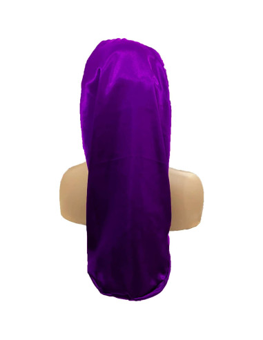 4 Bonetes de Satén para Mujeres - Gorro de Sueño Suave y Largo