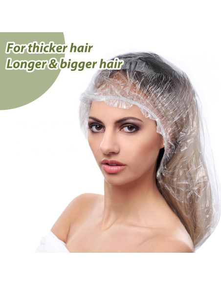 50 Gorras de Ducha Desechables Grandes Abeillo 60 cm