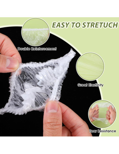 50 Gorras de Ducha Desechables Grandes Abeillo 60 cm