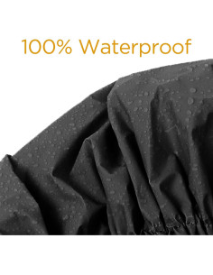 Gorro de Ducha DONNA Extra Grande Impermeable Negro 1PC 2