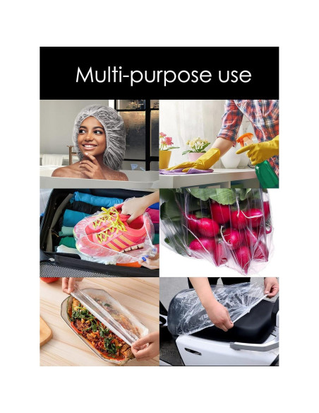 100 Gorras de Ducha Desechables Extra Grandes AYWVRBST