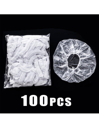 100 Gorras de Ducha Desechables Extra Grandes AYWVRBST