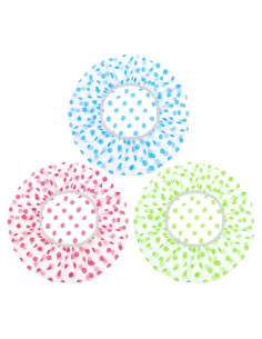 Gorro de Ducha Reutilizable Teaaha 3 Piezas Impermeable