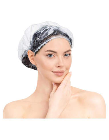 50 Gorros de Ducha Desechables Impermeables Youmylove