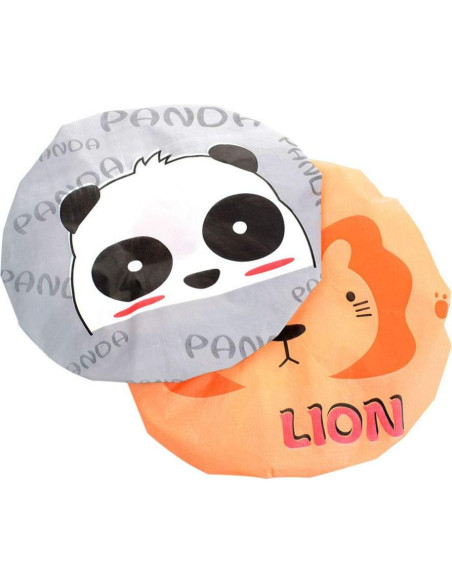 5 Gorras de Ducha Impermeables de Animales Aysekone PEVA