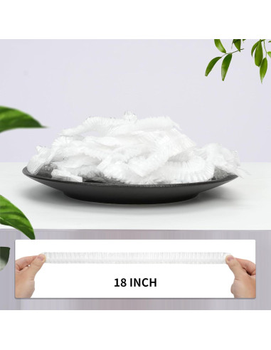 50 Gorros de Ducha Desechables Impermeables Youmylove