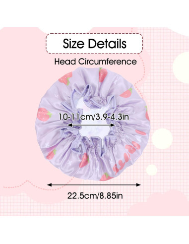 Gorros de Ducha Reutilizables para Niños Prasacco - 2 Piezas