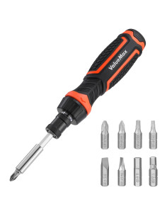 Destornillador Trinquete ValueMax 9 en 1, Mango Antideslizante