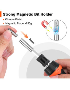 Destornillador Trinquete ValueMax 9 en 1, Mango Antideslizante 2