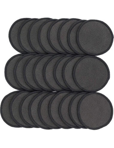 Almohadillas Desmaquillantes Reutilizables Chloven 25 Pzas Bambú