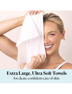 Toallitas Faciales Suaves Sky Organics - 50 Unidades XL 2