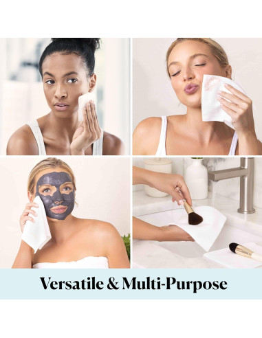 Toallitas Faciales Suaves Sky Organics - 50 Unidades XL