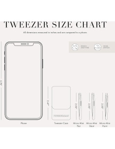 Juego de Pinzas Micro Mini Tweezerman Hollygraphic 2 Piezas 2