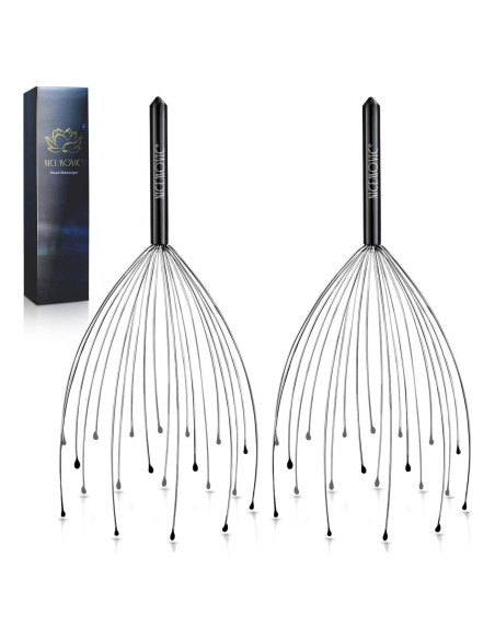 Masajeador de Cuero Cabelludo NICEMOVIC 20 Dedos Alivio Estrés