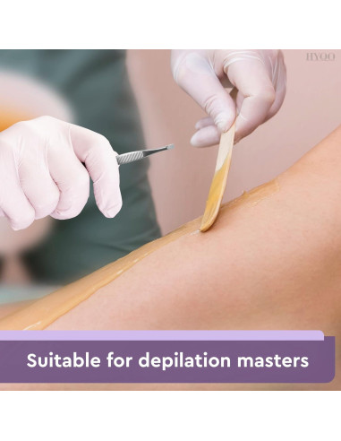 Juego de 12 Pinzas de Acero Inoxidable HYQO para Cejas