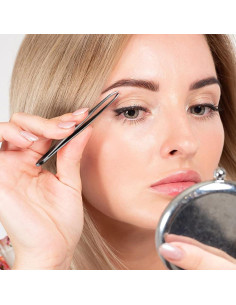 Juego de Pinzas de Acero Inoxidable TOPMEET - 3 en 1 para Cejas y Vello Facial 2