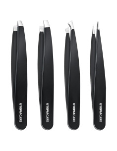 Juego de Pinzas de Acero Inoxidable Utopia Care - 4 Piezas