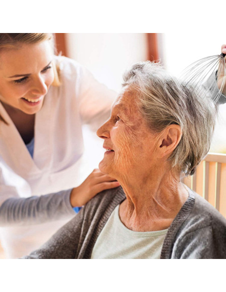 Masajeador de Cuero Cabelludo NICEMOVIC 20 Dedos Alivio Estrés