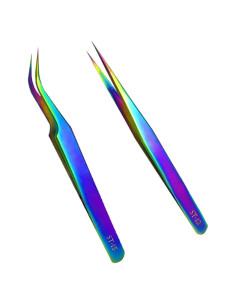 Juego de Pinzas Curvadas KLTMYFW de Acero Inoxidable 2 Piezas