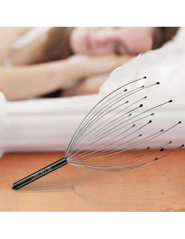 Masajeador de Cuero Cabelludo NICEMOVIC 20 Dedos Alivio Estrés