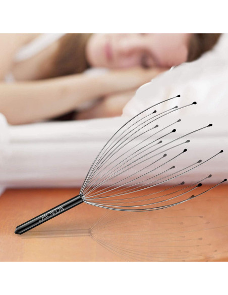 Masajeador de Cuero Cabelludo NICEMOVIC 20 Dedos Alivio Estrés