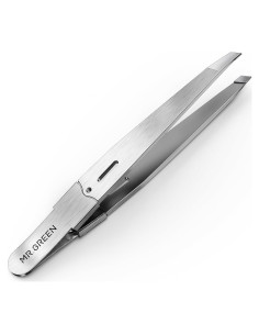 Pinzas de Precisión MR.GREEN de Acero Inoxidable para Cejas