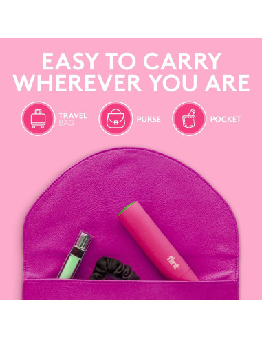 Rodillo Quitapelusas Mini Flint Rosa 90 Hojas Extra Pegajosas