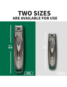 Cortauñas VANWIN 2-pack Grande y Pequeño con Recolector 2