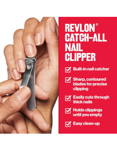 Cortador de Uñas Revlon Todo en Uno con Recogedor Integrado 2