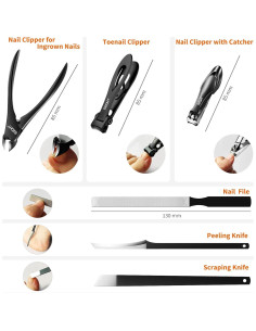 Cortadores de Uñas Profesionales SZQHT para Uñas Gruesas 2