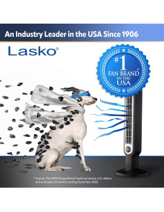 Ventilador de Mesa Lasko Whirlwind 3 Velocidades Control Remoto 2