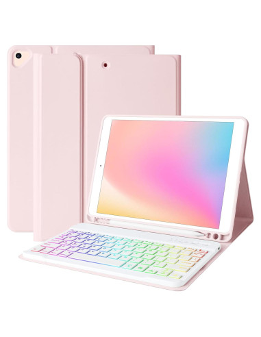 Funda con Teclado Retroiluminado MORECOO para iPad 10.2"