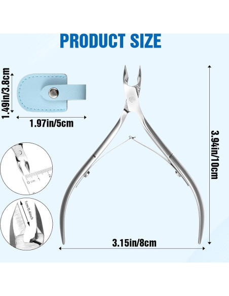 Cortador de Cutículas Styquenzer Acero Inoxidable 10x8cm