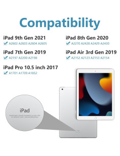 Funda con Teclado Retroiluminado MORECOO para iPad 10.2" 2