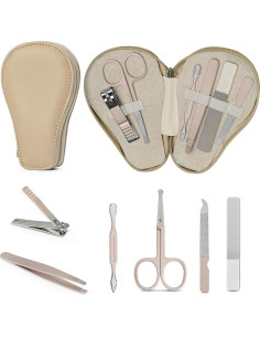 Cortauñas para Bebés Haakaa 6 en 1 con Estuche Trigo 2