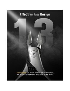 Cortador de Cutículas FERYES Mandíbula Completa 13mm Acero Inoxidable 2