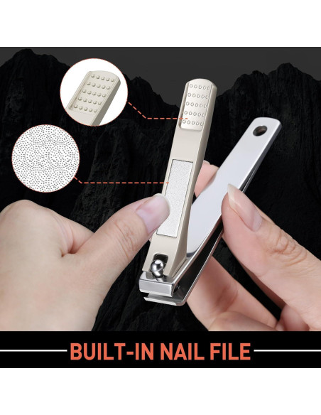 Cortauñas BEZOX para Pies y Manos - Acero Inoxidable Premium