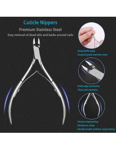 Kit Cortador de Cutículas Profesional Pingispower - 3 Piezas 2