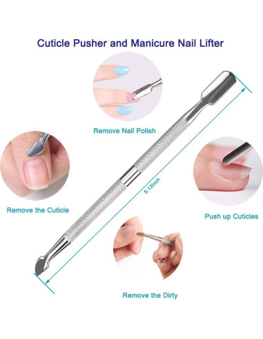 Kit Cortador de Cutículas Profesional Pingispower - 3 Piezas