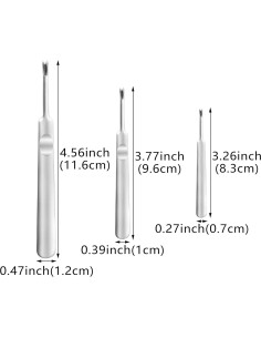 Paquete de 9 Empujadores de Cutículas Thinslimer - Acero Inoxidable 2