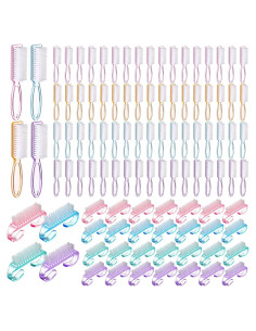 48 Piezas Cepillos de Uñas Patelai Multicolor para Manos y Pies
