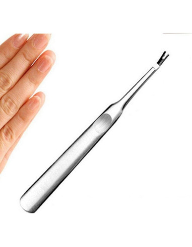 Cortador de Cutículas Zhuluck de Acero Inoxidable Plateado