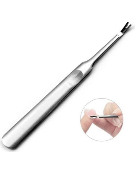 Cortador de Cutículas Zhuluck de Acero Inoxidable Plateado