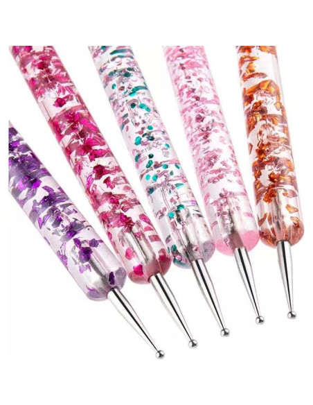 Juego de Herramientas para Arte de Uñas FULINJOY 20 Pcs