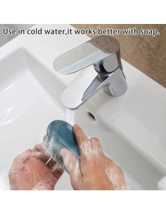 Cepillo de Uñas de Mano CANIPHA 2 Pcs Antideslizante 15.24 cm 2